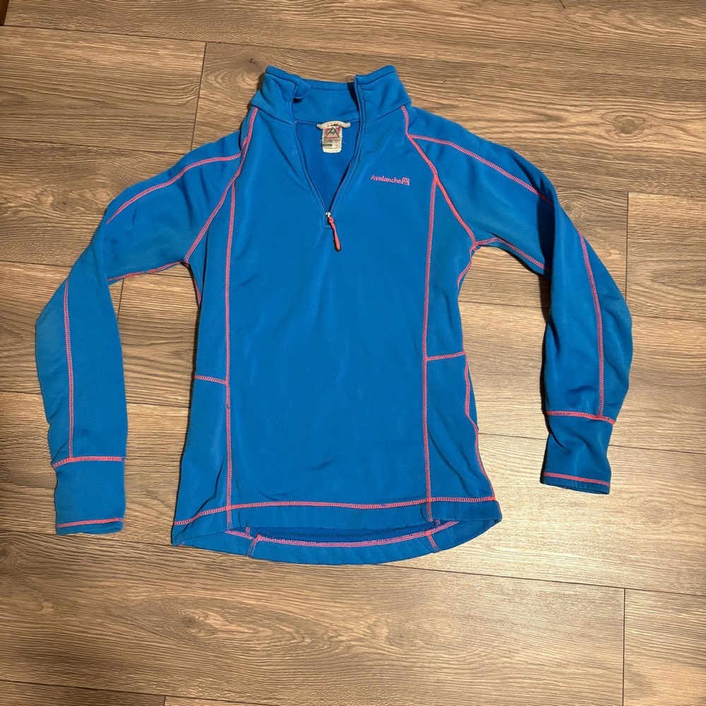 Avalanche Blue Jacket with Pink Highlights